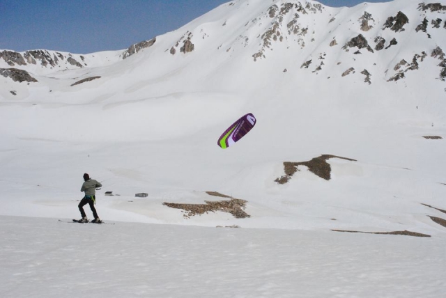  Ski à voile 
